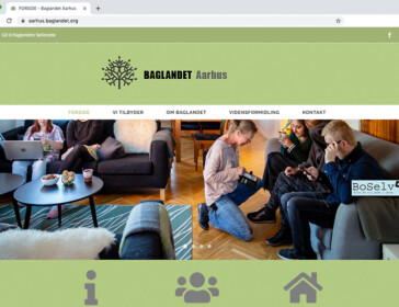 Baglandet - København, Aarhus, Aalborg og Vejle. For tidligere anbragte