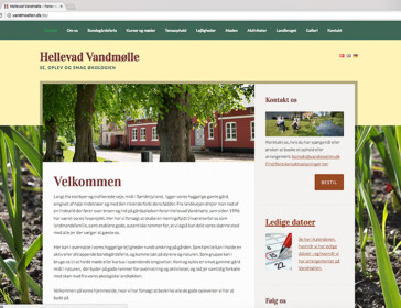 Hellevad Vandmølle - Økologisk bondegårdsferie, arrangementer, kurser og møder