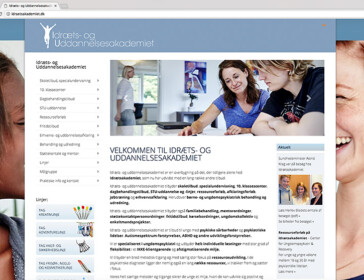 Idræts- og uddannelsesakademiet - skoletilbud, specialundervisning og meget mere