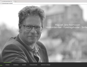 Jens Rasmussen - musikunderviser, foredragsholder og skribent