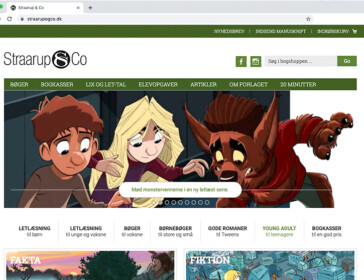 Straarup & Co - et århusiansk forlag. Hjemmeside med webshop