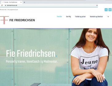 Fie Friedrichsen - Personlig træner, VaneCoach og Madmentor.